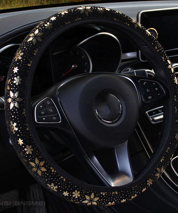 Hot Gilded Snowflake Car Steering Wheel