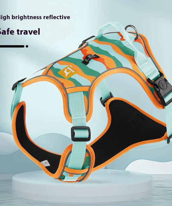 Dog Chest And Back Reflective Commuter Hand Holding Rope