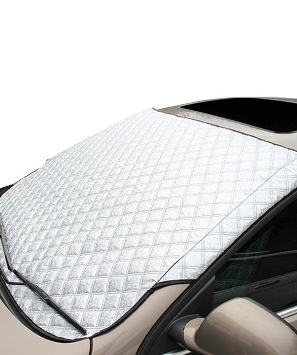 Car snow block front windshield antifreeze cover winter front gear snowboard windshield snow cover frost guard