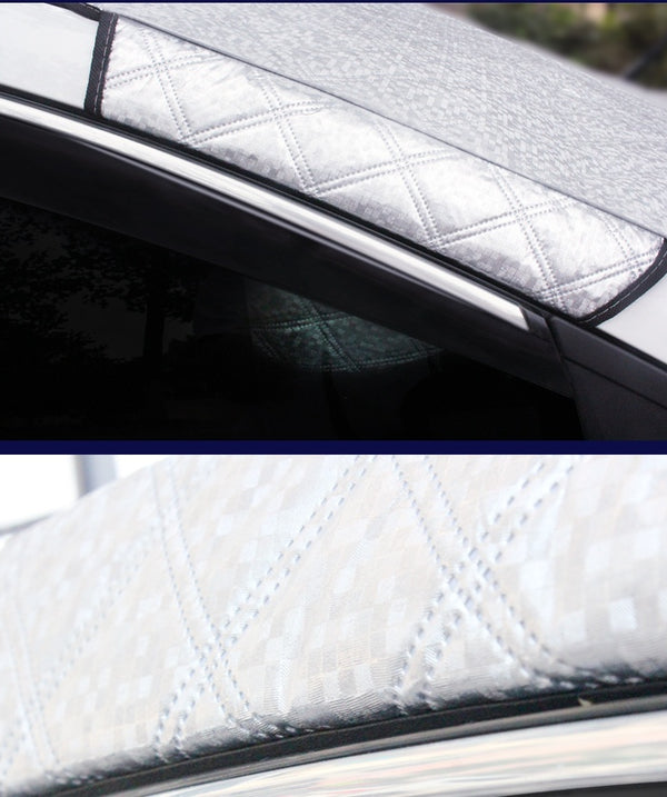 Car snow block front windshield antifreeze cover winter front gear snowboard windshield snow cover frost guard