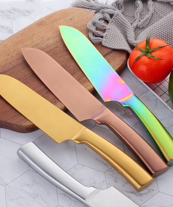 Colorful barbecue knife fruit knife knife barbecue