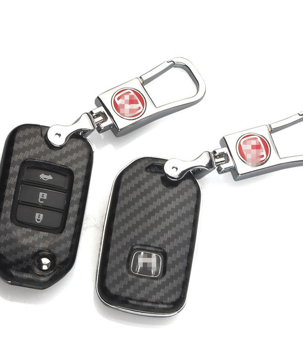 Carbon fiber car key cover car shell buckle