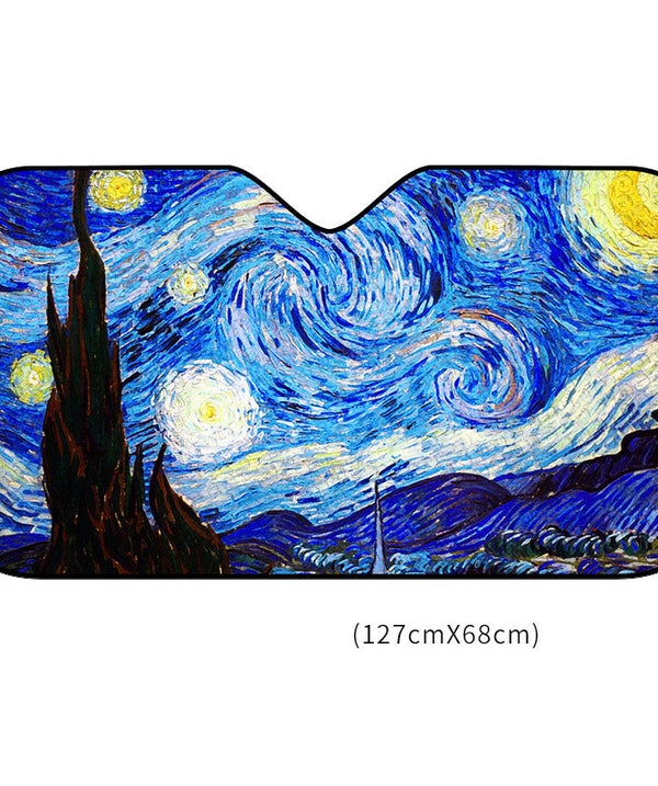 Car Sunshade Car With Cartoon Sunshade Front Folding Heat Insulation Film Bubble Aluminum Foil Sunshade