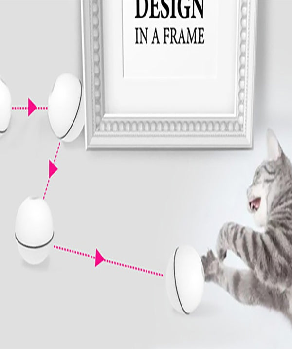 LED Laser Electronic Rolling Pet Funny Cat Toy Ball