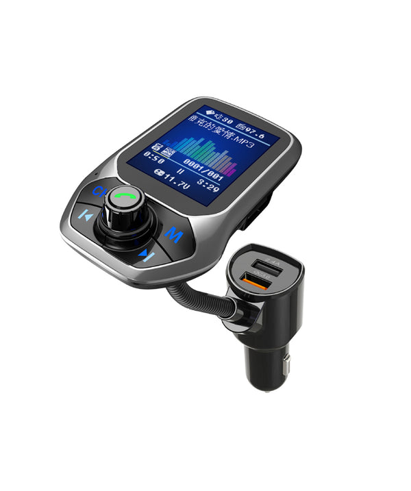 QC3.0 Bluetooth hands-free phone MP3fm transmitter