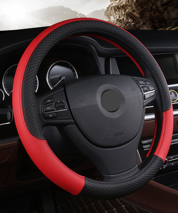 Universal Leather Car Steering Wheel Cover