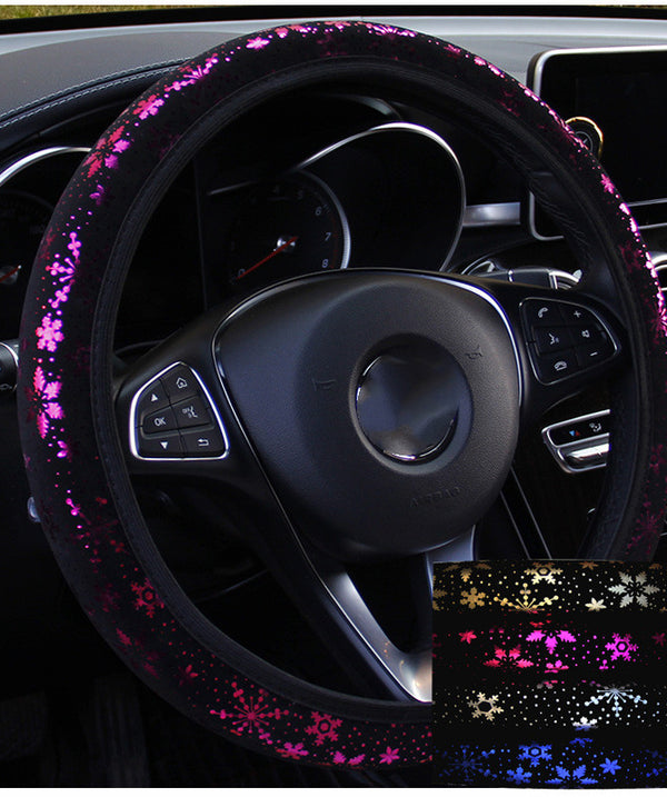 Hot Gilded Snowflake Car Steering Wheel