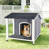 Weatherproof Wooden Outdoor Dog House view 1