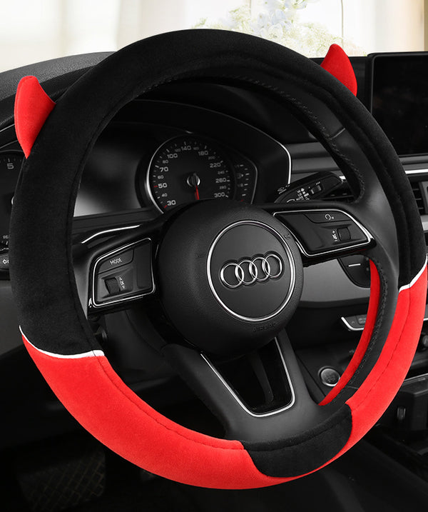 Car Steering Wheel Cover Cartoon Cute Gloves