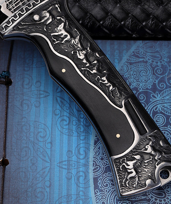 Folding Knife Outdoor Knife Wilderness Survival Pocket Knife