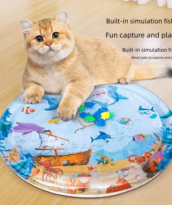 Summer Cooling Pet Water Bed Cushion Ice Pad Dog Sleeping Square Mat For Puppy Dogs Cats Pet Kennel Cool Cold