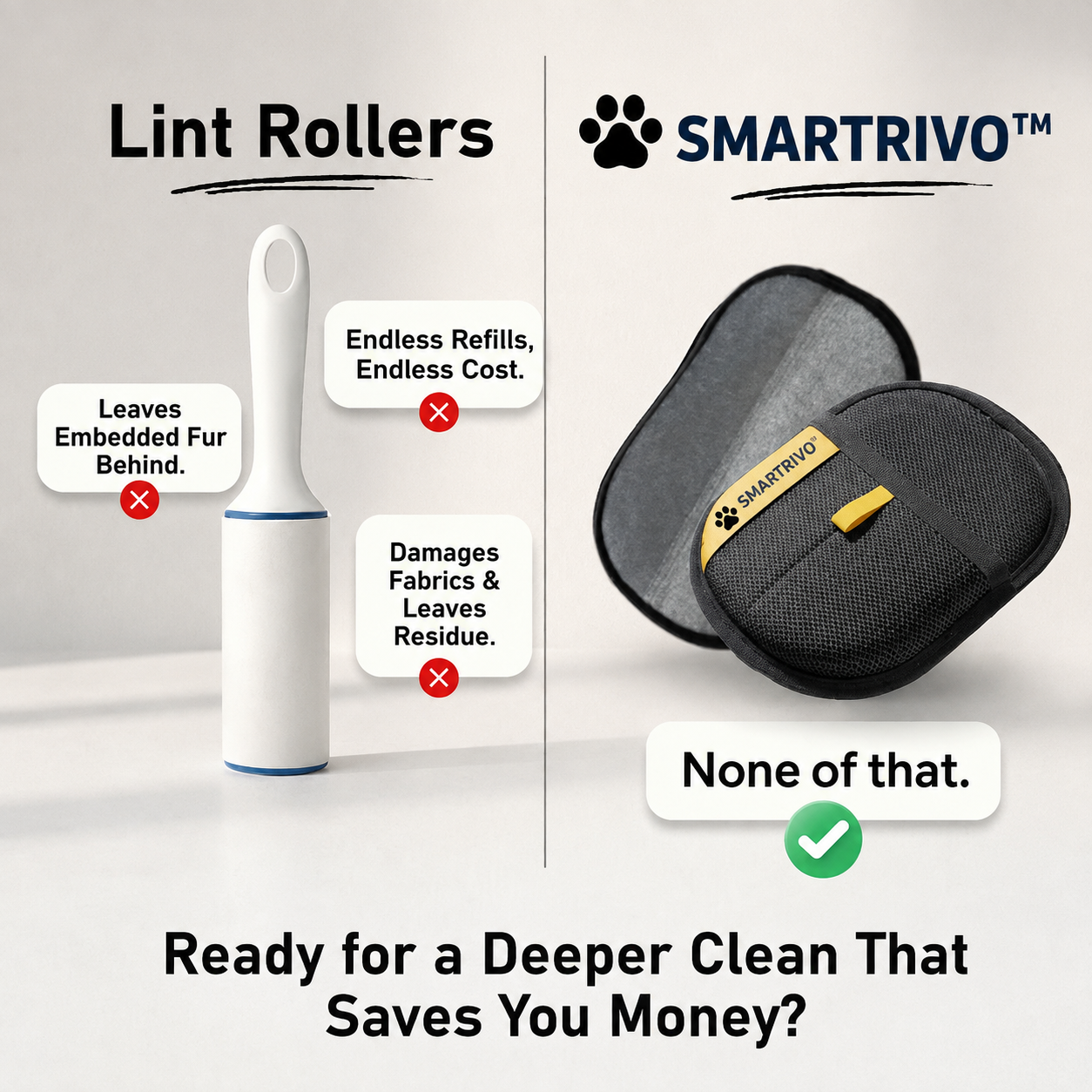 Smartrivo Pet Hair Glove