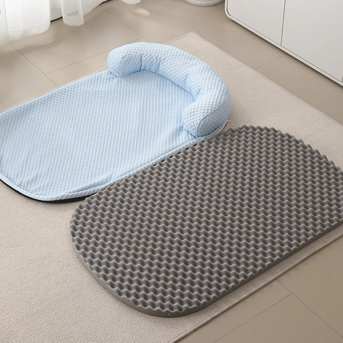 Smartrivo Ice Silk Cooling Dog Bed Pillow