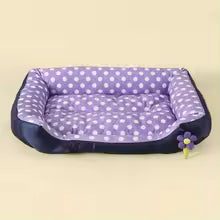 Soft Warm Square Dog Bed