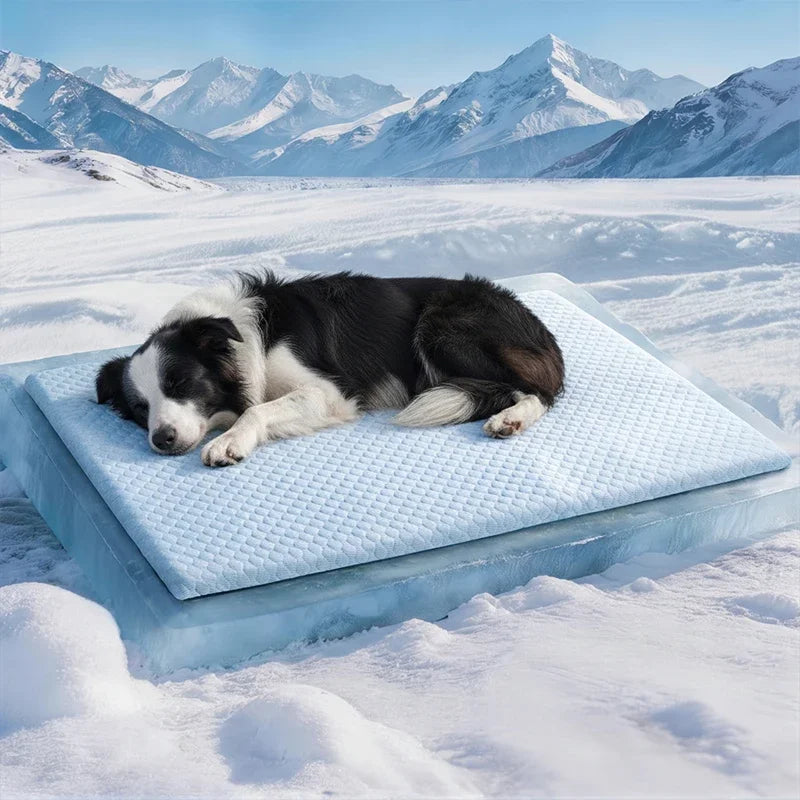 Smartrivo Ice Silk Cooling Dog Bed Mat