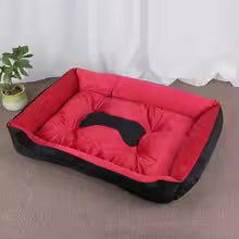 Soft Warm Square Dog Bed