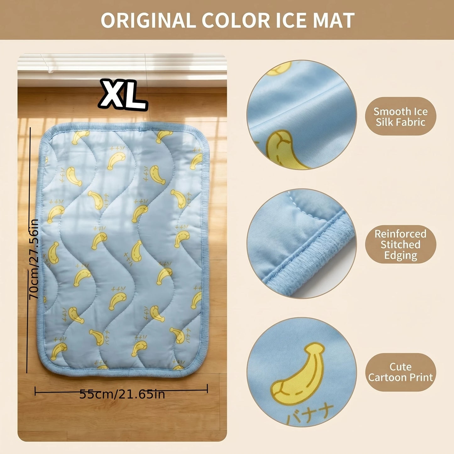 Smartrivo Cooling Pet Mat for Dogs Cats