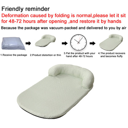 Smartrivo Ice Silk Cooling Dog Bed Pillow