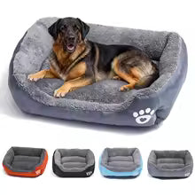 Soft Warm Square Dog Bed