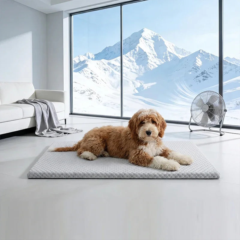 Smartrivo Ice Silk Cooling Dog Bed Mat