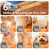 Pet Grooming Vacuum Kit – Dog Deshedding Vacuum with Clipper, Nail Grinder & 7 Tools, view 6