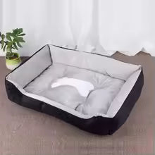 Soft Warm Square Dog Bed