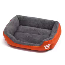 Soft Warm Square Dog Bed
