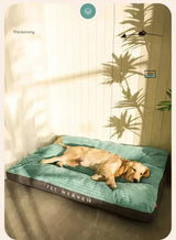 Smartrivo Corduroy Dog Bed for Large Dogs view 11