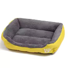 Soft Warm Square Dog Bed