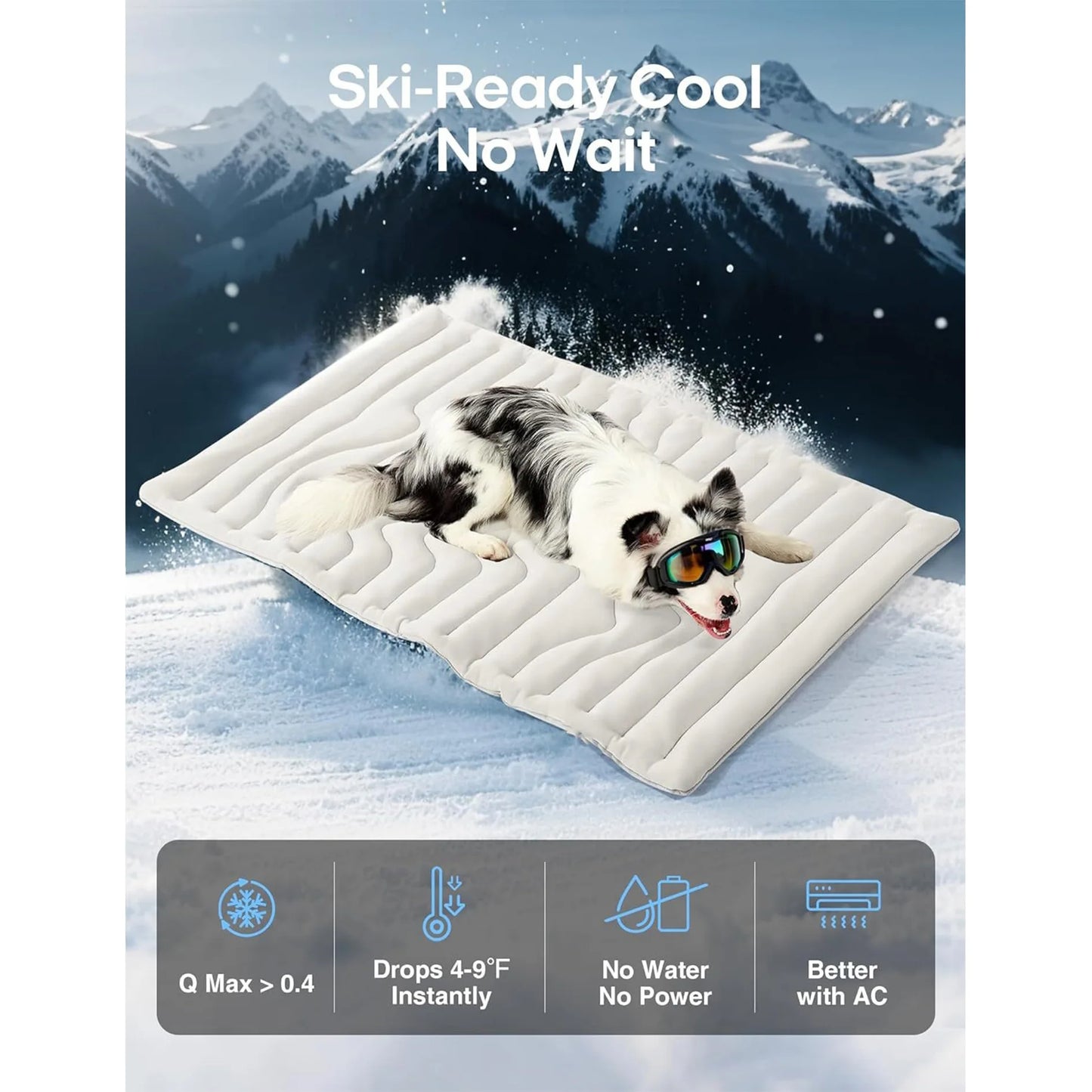 Smartrivo Arc-Chill Cooling Dog Mat Washable