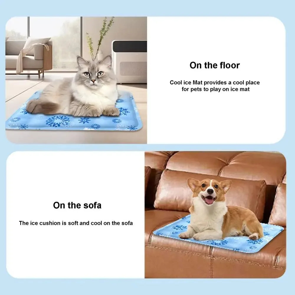 Smartrivo Cooling Pet Bed Mat for Cats Dogs