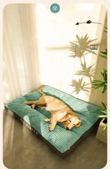 Smartrivo Corduroy Dog Bed for Large Dogs view 9