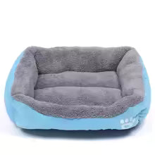 Soft Warm Square Dog Bed