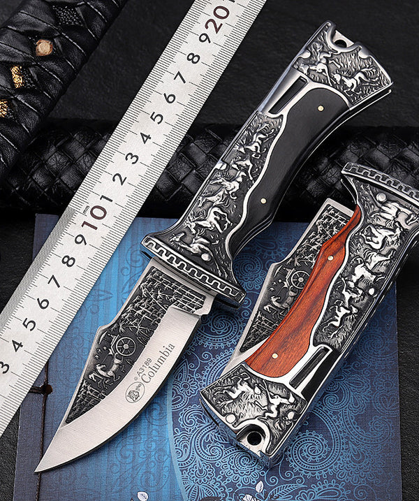 Folding Knife Outdoor Knife Wilderness Survival Pocket Knife