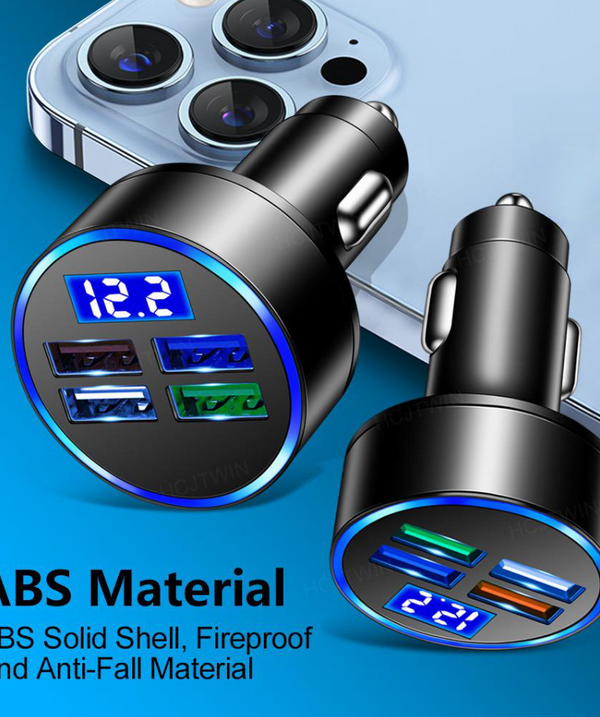 One-to-four Multi-port Car Charger