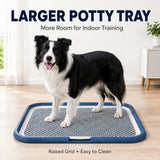 Leak-Proof Indoor Dog Potty Tray view 1