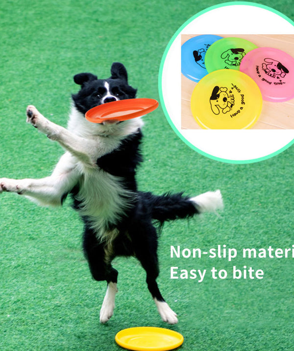 Silicone Flying Saucer Funny Pets Dog Cat Toy Dog Game Flying Discs Resistant Chew Puppy Training Interactive Pet Supplies