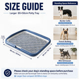 Leak-Proof Indoor Dog Potty Tray view 6