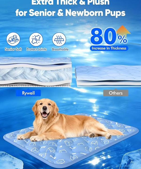 Dog Cooling Mat Summer Pets Cold Bed Extra Large For Small Big Dogs Pet Accessories Cat Durable Blanket Sofa Cat Ice Pad Blanket Pet Products