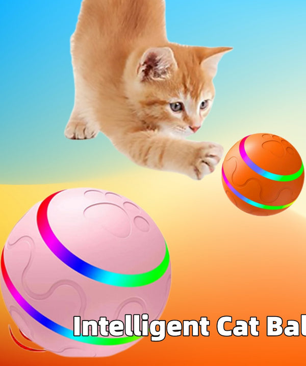 Pet New Cat Wicked Ball Toy Intelligent Ball USB Cat Toys Self Rotating Ball Automatic Rotation Ball